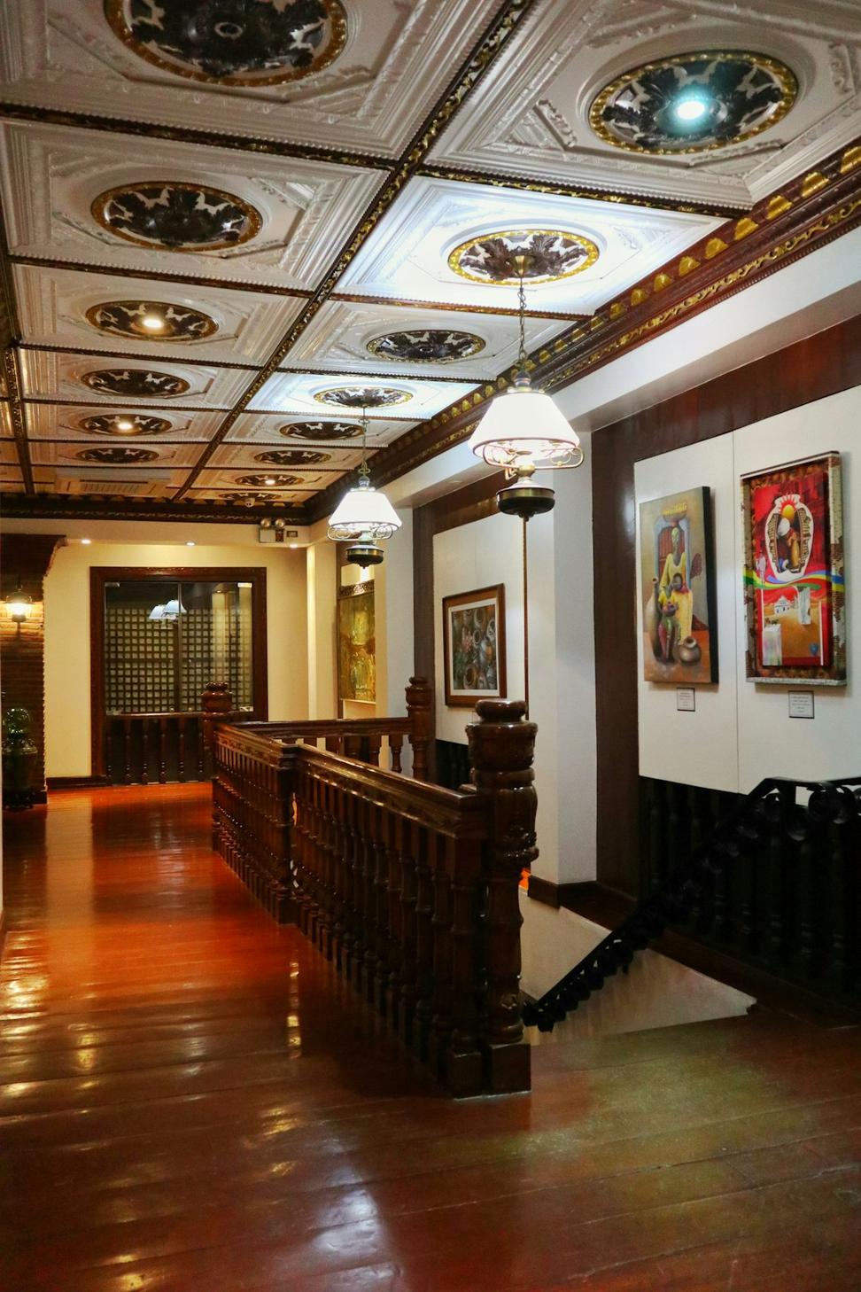 Historic hotel lobby