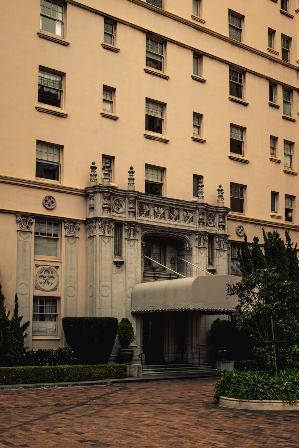 Historic hotel exterior